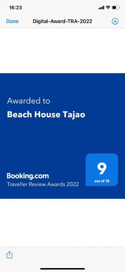 Beach House Tajao La Jaca Eksteriør bilde